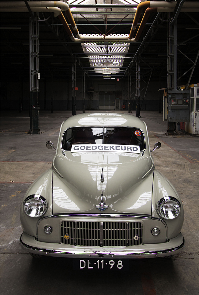 Morris oldtimer – monumentale fabriekshal