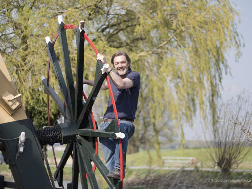 Molenaar Oostzijdse molen (Mondriaanmolen), Abcoude. I.o.v. Stichting Utrechts Landschap.