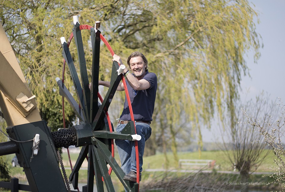 Molenaar Oostzijdse molen (Mondriaanmolen), Abcoude. I.o.v. Stichting Utrechts Landschap.