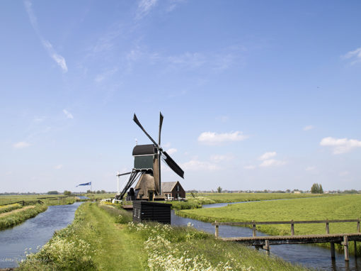 Middelste Molen of Cabauwse Molen, Cabauw. I.o.v. Stichting Utrechts Landschap.