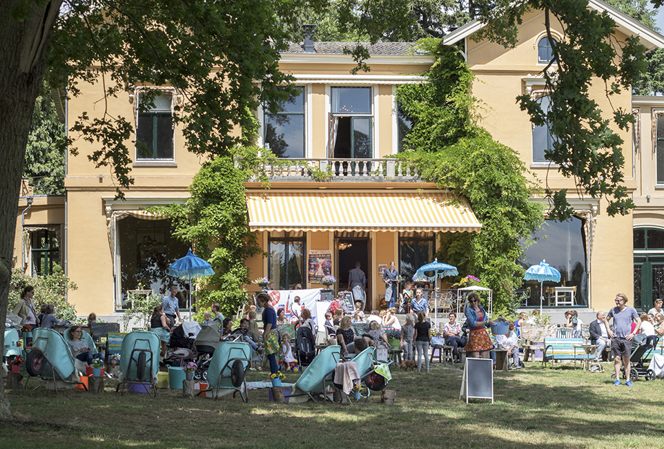 Sfeerbeeld Dag van het Kasteel 2017 Landhuis Nieuwe Rande / Hotel Gaia. I.o.v. NKS / Dag van het Kasteel.