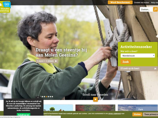 (Deel) bannerfoto website Utrechts Landschap. I.o.v. Stichting Utrechts Landschap.