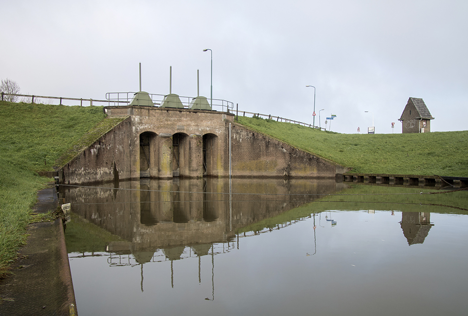 Inlaatsluis Kromme Rijn, Wijk bij Duurstede, Nieuwe Hollandse Waterlinie