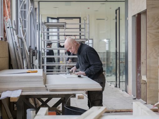 Vakmanschap restauratie Rijksmonument Jongeriuskantoor, Utrecht i.o.v. Heilijgers Bouw.