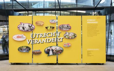 Onderdeel expositie “Utrecht Verandert”. Stadskantoor Utrecht.