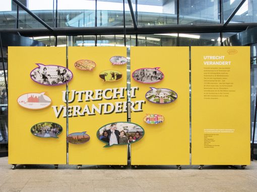 Onderdeel expositie “Utrecht Verandert”, Stadskantoor Utrecht tot 30 augustus 2018.