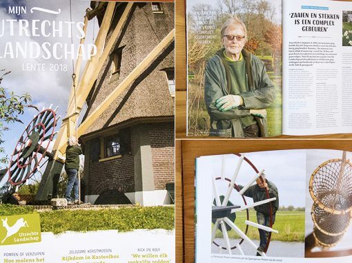 Publicaties: cover en binnenzijde magazine “Mijn Utrechts Landschap”