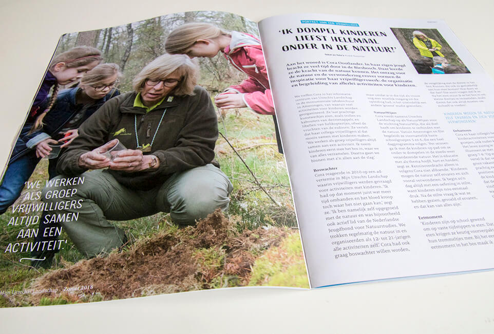 Publicatie Tekst & Beeld “Mijn Utrechts Landschap”, zomer 2018