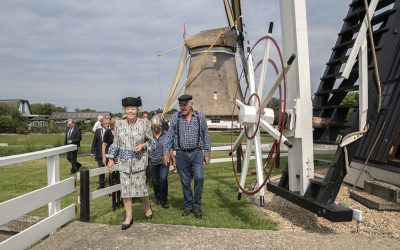 Dagfotograaf feestelijke opening molen v.d. Polder Buitenweg  door H.K.H. Prinses Beatrix