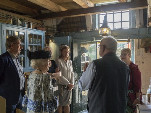 Heropening poldermolen Buitenweg door Prinses Beatrix i.o.v. Utrechts Landschap