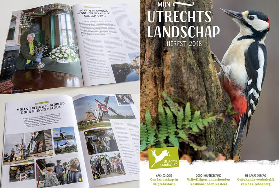 Publicatie tekst & beeld “Mijn Utrechts Landschap”, herfst 2018