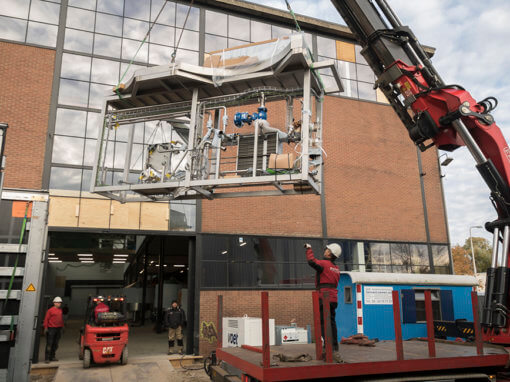 Opbouw nieuwe brouwerij in pand industrieel erfgoed i.o.v. Brouwerij de Leckere.