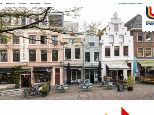 Fotografie nieuwe website Stadsherstel Utrecht