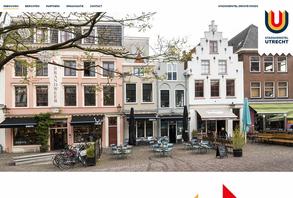 Fotografie nieuwe website Stadsherstel Utrecht