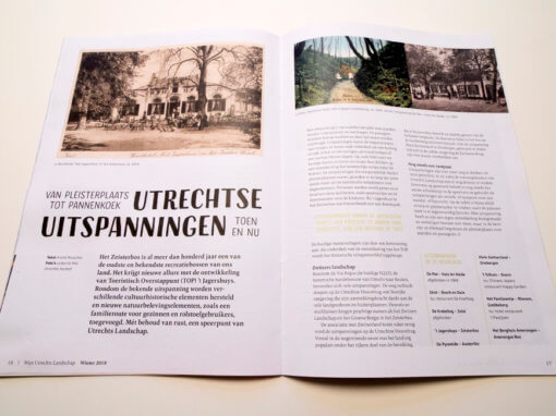 Artikel magazine “Mijn Utrechts Landschap”, winter 2018