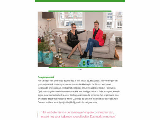 Publicatie portretfoto’s t.b.v. e-zine “De wereld van Heilijgers”, winter 2018.