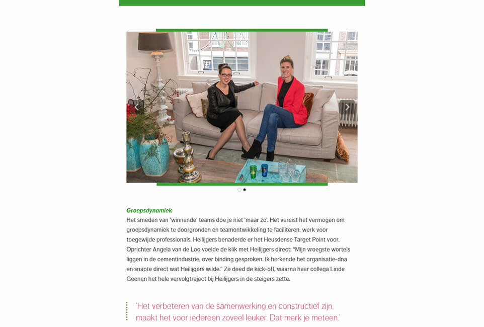 Publicatie portretfoto’s t.b.v. e-zine “De wereld van Heilijgers”, winter 2018.