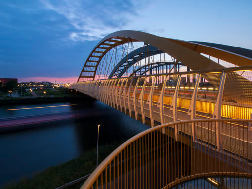 Hogeweidebrug of Gele Brug, Utrecht.