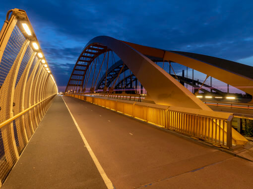 Hogeweidebrug of Gele Brug, Utrecht.