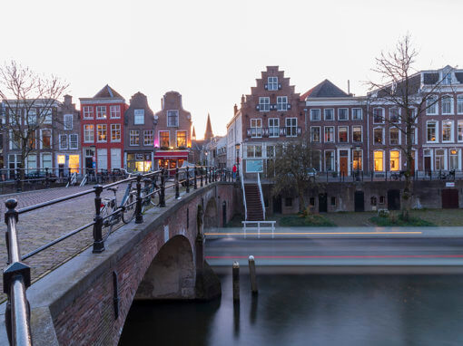 Oudegracht Geertebrug Geertekerk, Utrecht