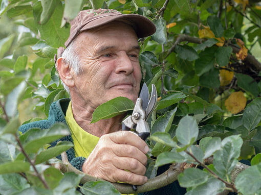 Portret medewerker beheer Landgoed Oostbroek i.o.v. Utrechts Landschap