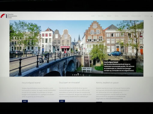 Homepage beelden Utrechts Monumentenfonds i.o.v. Utrechts Monumentenfonds