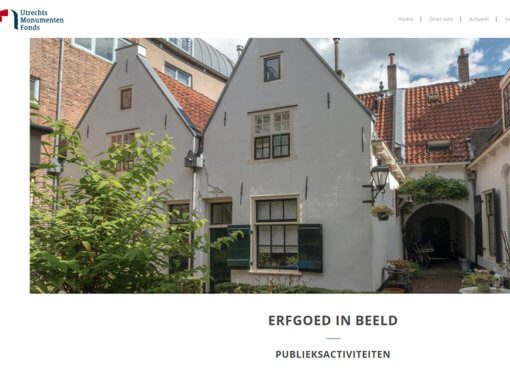 Website Utrechts Monumentenfonds
