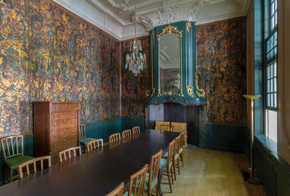 Goudleerkamer Janskerk Utrecht i.o.v. Erfgoed en Ambacht