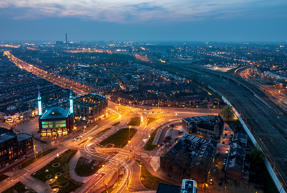 Utrecht (Noord)West vanaf 92 meter, Lombok, Nieuw Engeland, Daalsedijk.