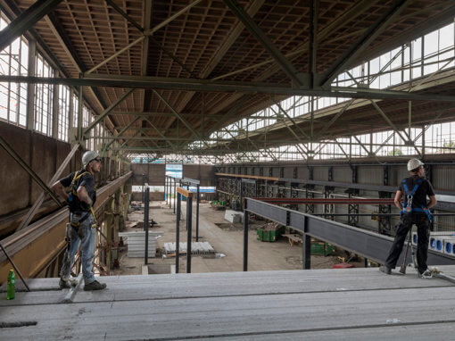 Fotografie restauratie en transformatie Werkspoorfabriek, van A tot Z,  i.o.v. Overvecht Vastgoed en Brouwerij De Leckere.