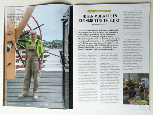 Artikel tekst & beeld in magazine ‘Mijn Utrechts Landschap’, editie herfst 2020. I.o.v. Stichting Utrechts Landschap.