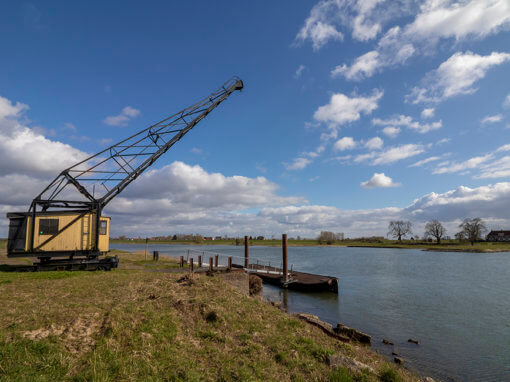 Steenfabriek Bosschenwaarden inclusief historische kraan. I.o.v. Stichting Utrechts Landschap.