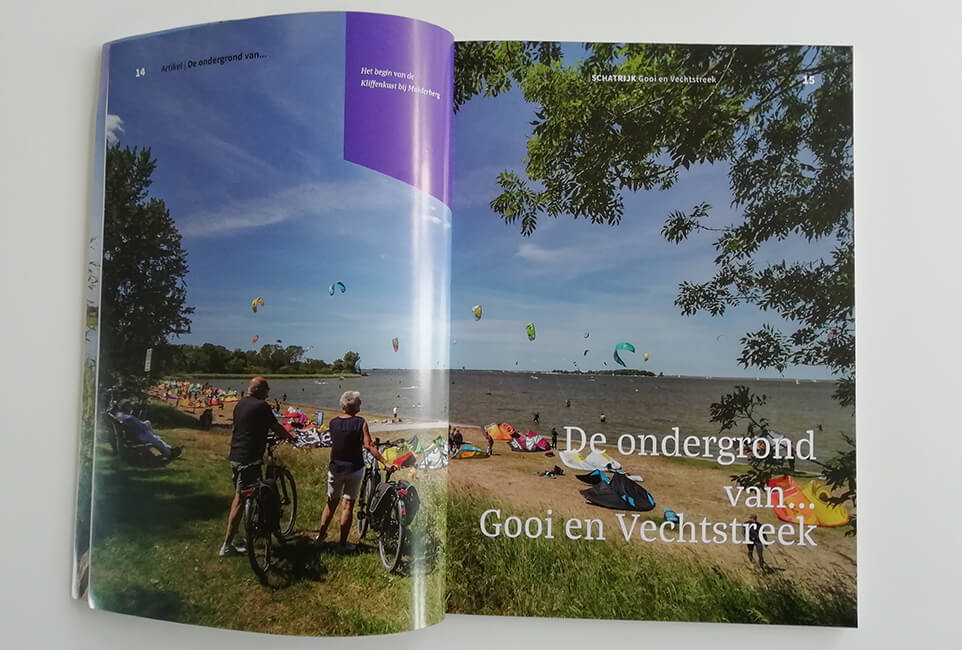 Publicaties in Erfgoed- en Archeologiemagazine (archeoglossy) SCHATRIJK Gooi en Vechtstreek, uitgegeven door Steunpunt Monumenten & Archeologie Noord-Holland / NMF Erfgoedadvies / Provincie Noord-Holland.