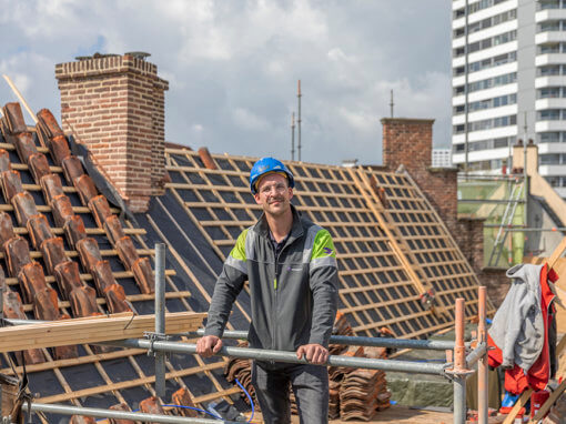 Portret uitvoerder i.o.v. aannemer Nico de Bont / Hazenberg Bouw