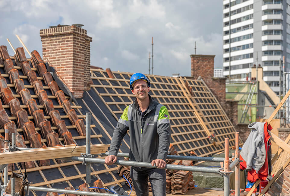 Portret uitvoerder i.o.v. aannemer Nico de Bont / Hazenberg Bouw