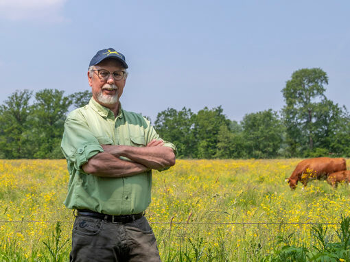 Portret vrijwilliger i.o.v. het Utrechts Landschap