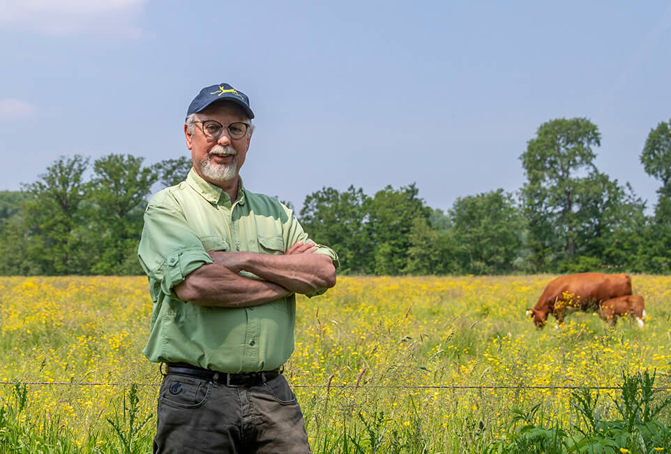 Portret vrijwilliger i.o.v. het Utrechts Landschap