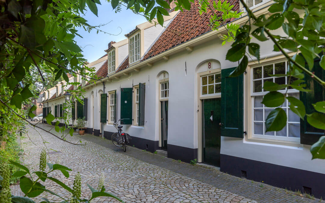 Bruntenhof Utrecht fotografie na grootschalig onderhoud i.o.v. het Utrechts Monumentenfonds