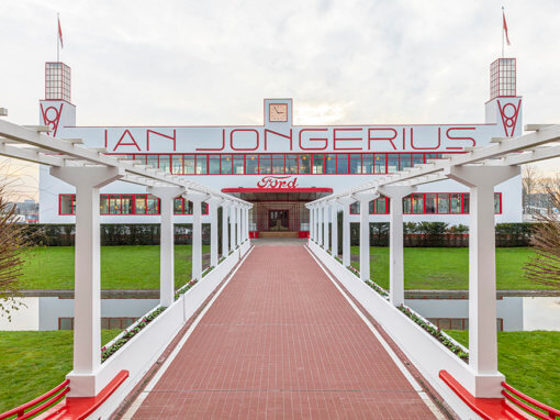 Villa Jongerius gerestaureerde pergola i.o.v. Heilijgers en Villa Jongerius