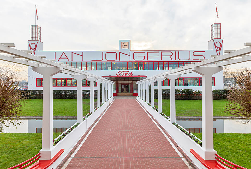 Villa Jongerius gerestaureerde pergola i.o.v. Heilijgers en Villa Jongerius