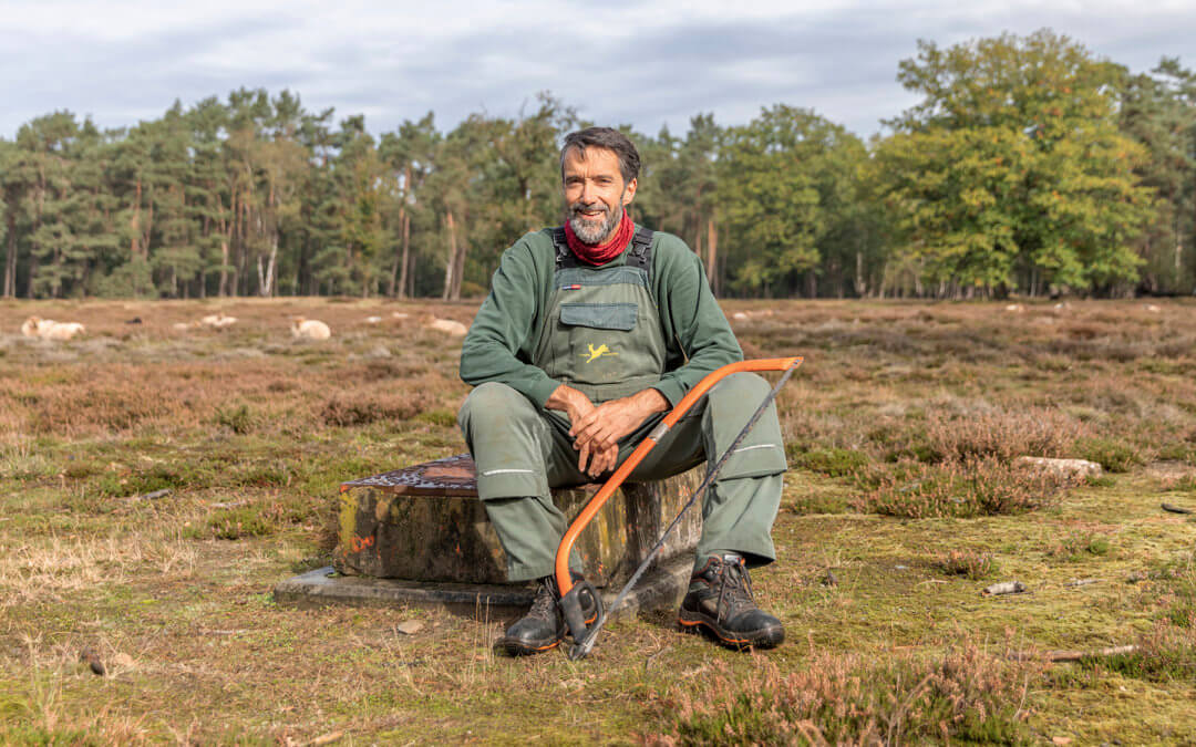 Portret vrijwilliger terreinbeheer i.o.v. het Utrechts Landschap