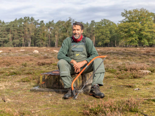 Portret vrijwilliger terreinbeheer i.o.v. het Utrechts Landschap