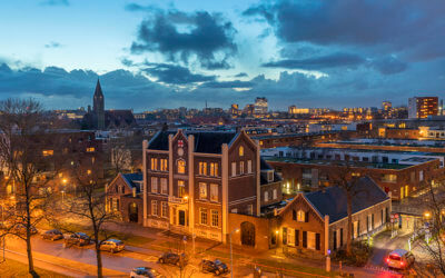 Utrechtse hoogtepunten, view from Moxy.