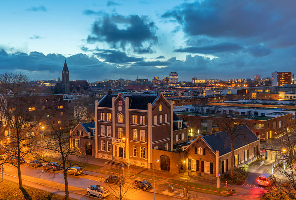 Utrechtse hoogtepunten, view from Moxy.