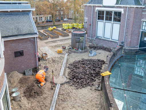 Herinrichting historische tuin Rijksmonument Sonnenborgh i.o.v. K.F. Heinfonds / Stadsherstel Utrecht