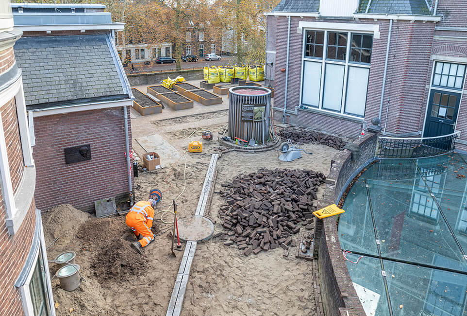 Herinrichting historische tuin Rijksmonument Sonnenborgh i.o.v. K.F. Heinfonds / Stadsherstel Utrecht