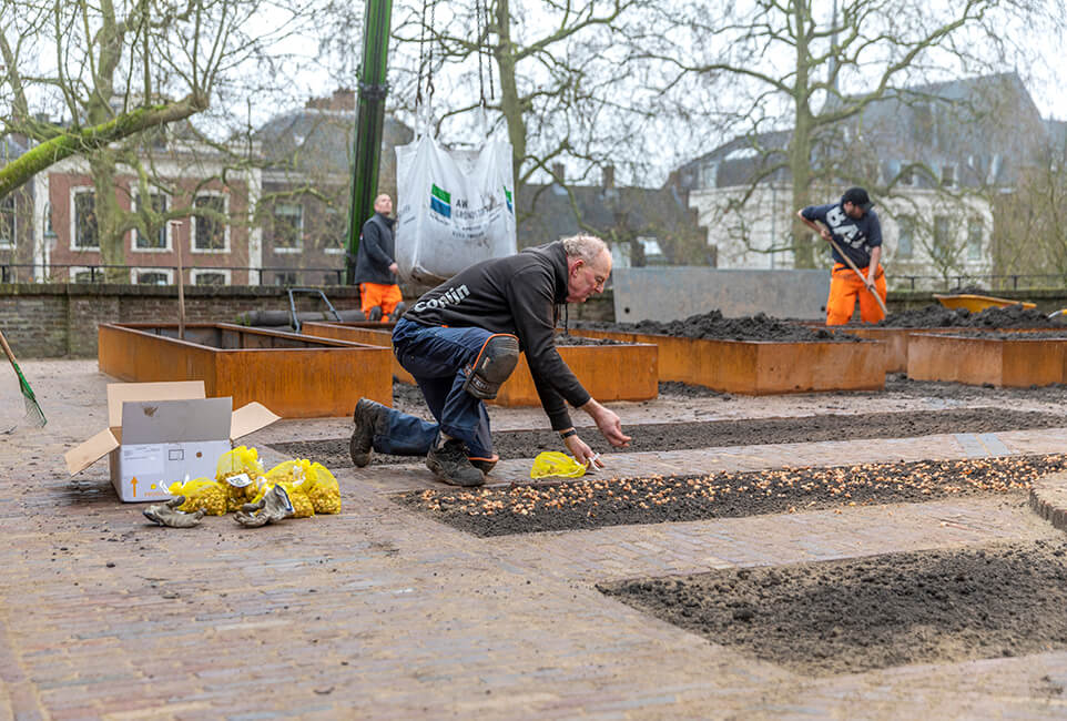 Herinrichting historische tuin Rijksmonument Sonnenborgh i.o.v. K.F. Heinfonds / Stadsherstel Utrecht