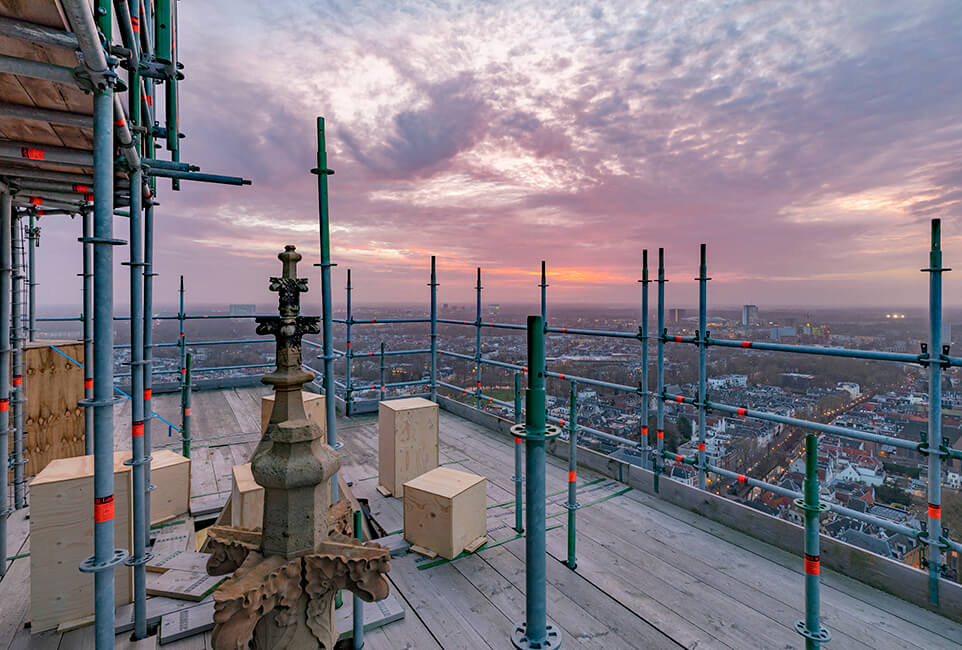 Restauratie én uitzicht Domtoren, Utrecht