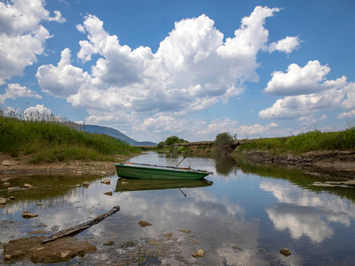 Meer van Cerknica Slovenië.