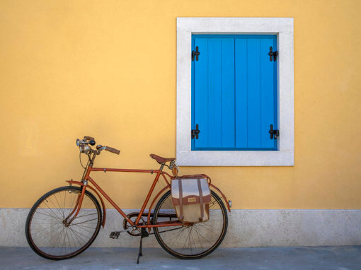 Urban still life in Novigrad, Kroatië.